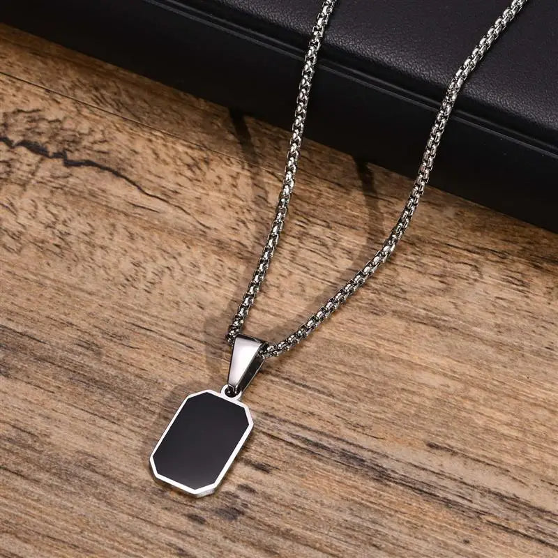 Stylish  Boys' Stainless Steel Necklace for Everyday Wear